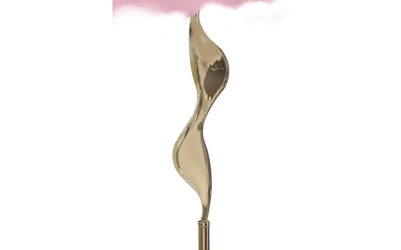Unica Golvlampa 165cm Rosa/Guld
