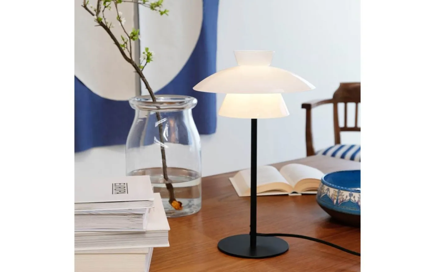 Valby Bordslampa 40cm Opal