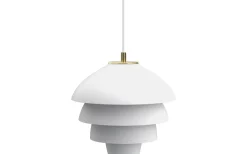 Valencia Taklampa 32cm Vit/Mässing