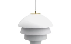 Valencia Taklampa 42cm Vit/Mässing