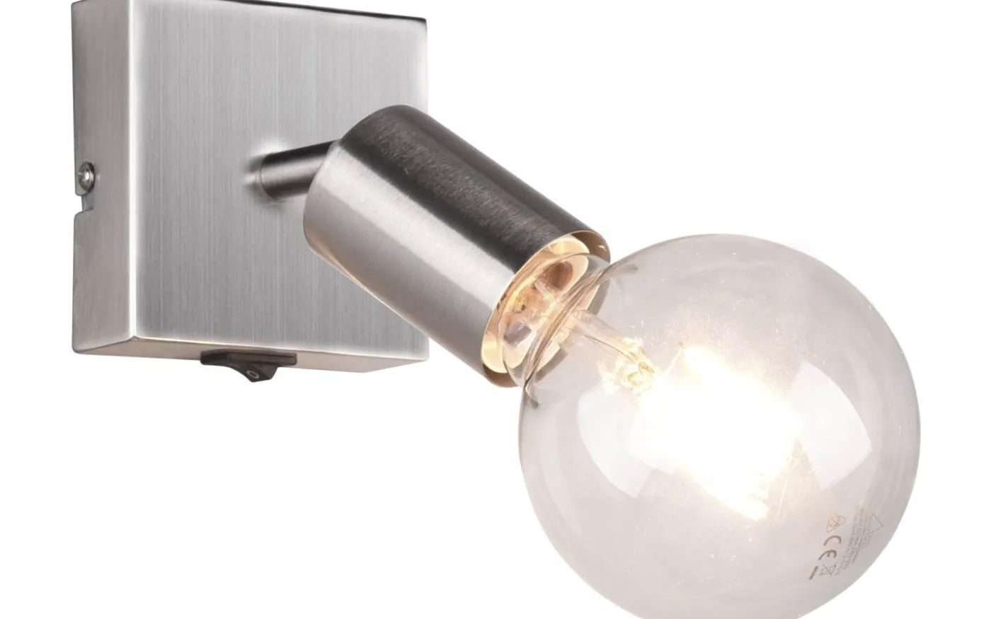 Vannes Spotlight E27 borstat stål