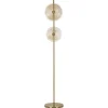 Venedig Golvlampa Glas 168cm Guld