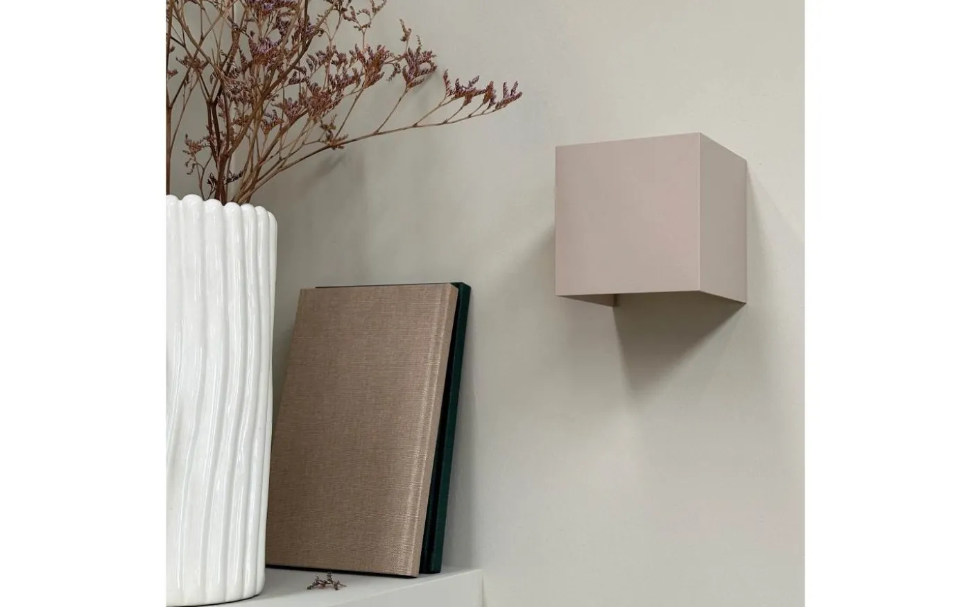 Venus 10X10 Vägglampa Beige Inomhus