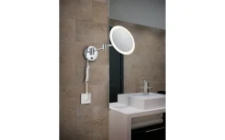 View H2O LED-lampa rund krom IP44