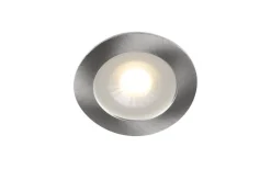 1202 12V Möbelspotlight 2700K 4,7W Borstad Stål IP44