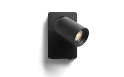 Voltera Vägglampa med USB Svart