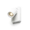 Voltera Vägglampa med USB Vit