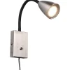 Wanda Vägglampa GU10 borstat stål
