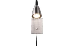 Wanda Vägglampa GU10 borstat stål