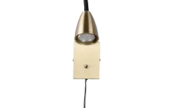 Wanda Vägglampa GU10 matt mässing