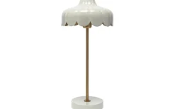 Wells Bordslampa 50cm Beige/Guld