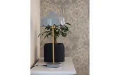 Wells Bordslampa 50cm Denim/Guld