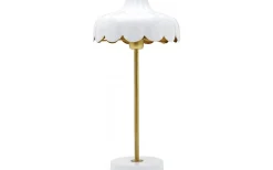 Wells Bordslampa 50cm Vit
