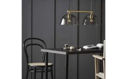 Wendo Taklampa 70cm 2L Mässing/Rök