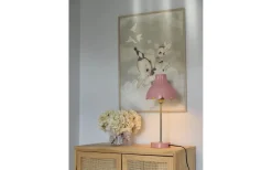 Wera Bordslampa 47cm Rosa/Grön