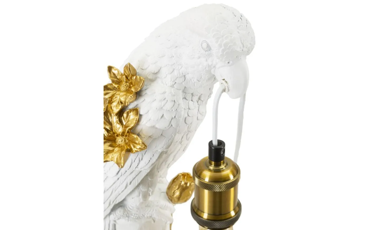 Xenon Bordslampa Papegoja 50,5cm Vit