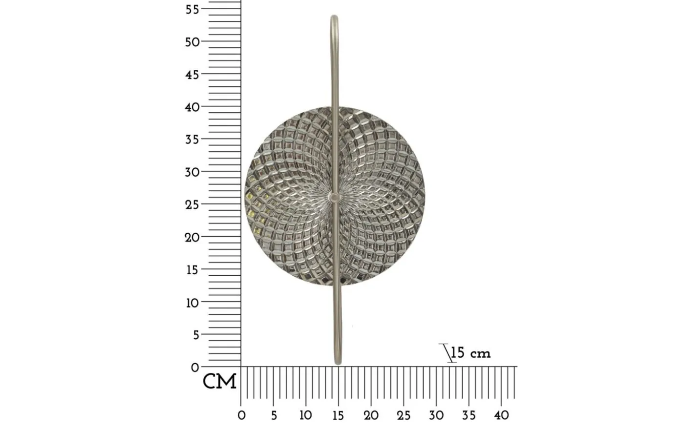 Xtra Vägglampa 54cm Silver