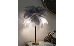 Yoga Bordslampa Palm 60cm Grå/Guld