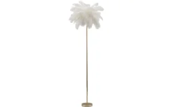 Yoga Golvlampa Palm 160cm Vit/Guld