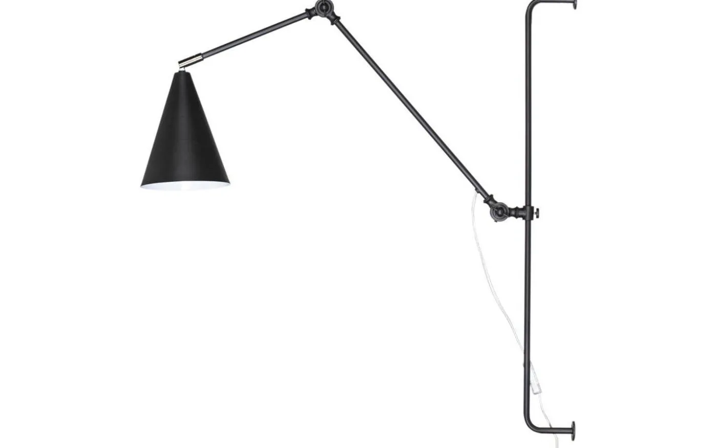 Yukon Vägglampa 49cm Matt Svart