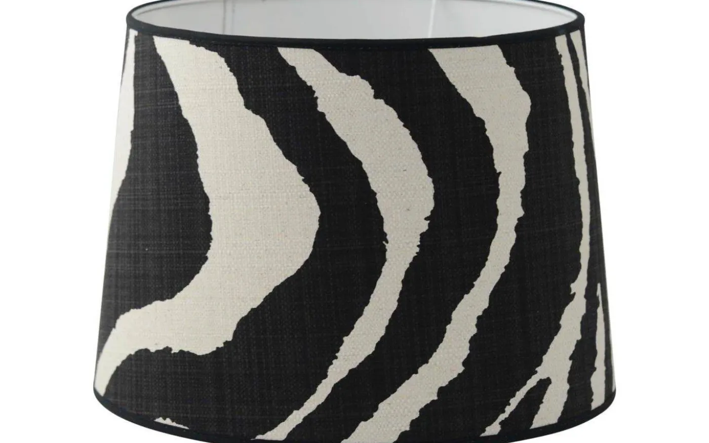 Zebra Lampskärm Ø35cm Svart/Vit