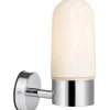Zen Vägglampa Badrum IP44 Krom/Opal