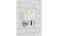 Zen Vägglampa Badrum Krom/Klar IP44