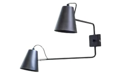 Zenzi 2 Vägglampa Svart