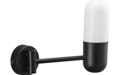 Zeta Vägglampa 23cm Mattsvart IP44