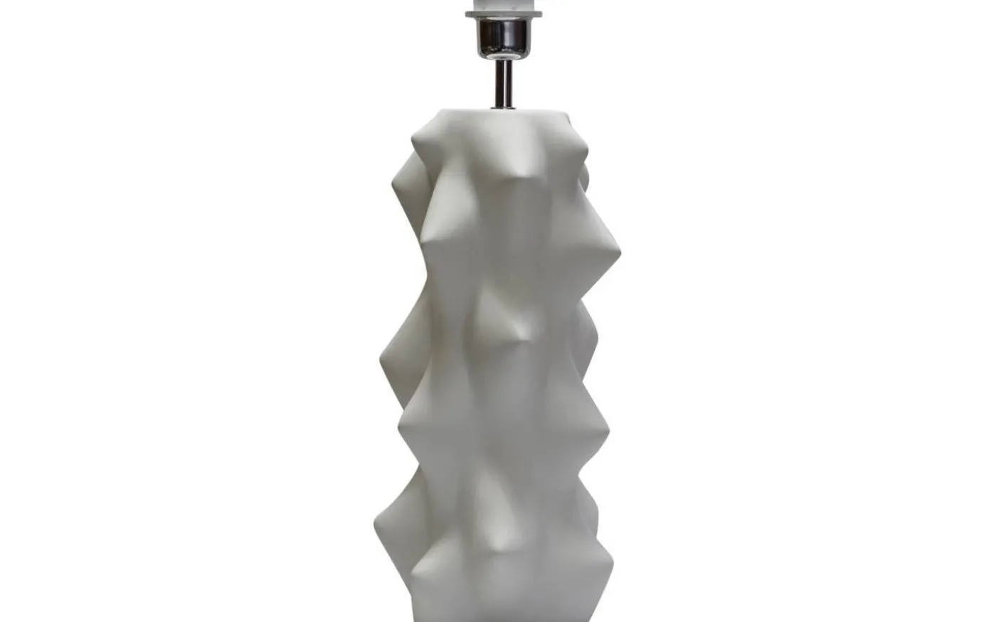 Zircon Lampfot 49cm E27 White Matted